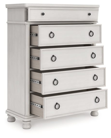 Furniture City Houma - Ashley Furniture - Rowlenstown Chest of Drawers - Five Drawer Chest - PCB823-46