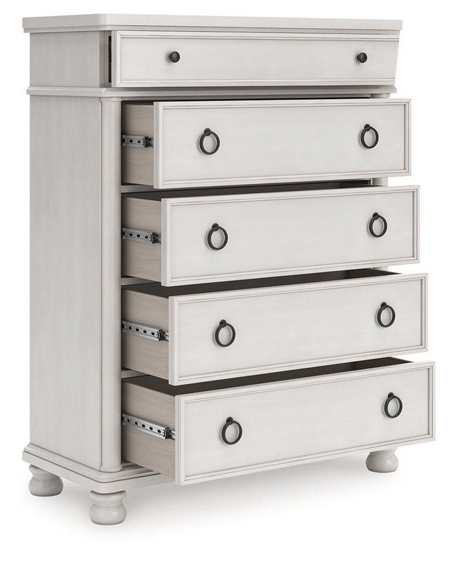Furniture City Houma - Ashley Furniture - Rowlenstown Chest of Drawers - Five Drawer Chest - PCB823-46