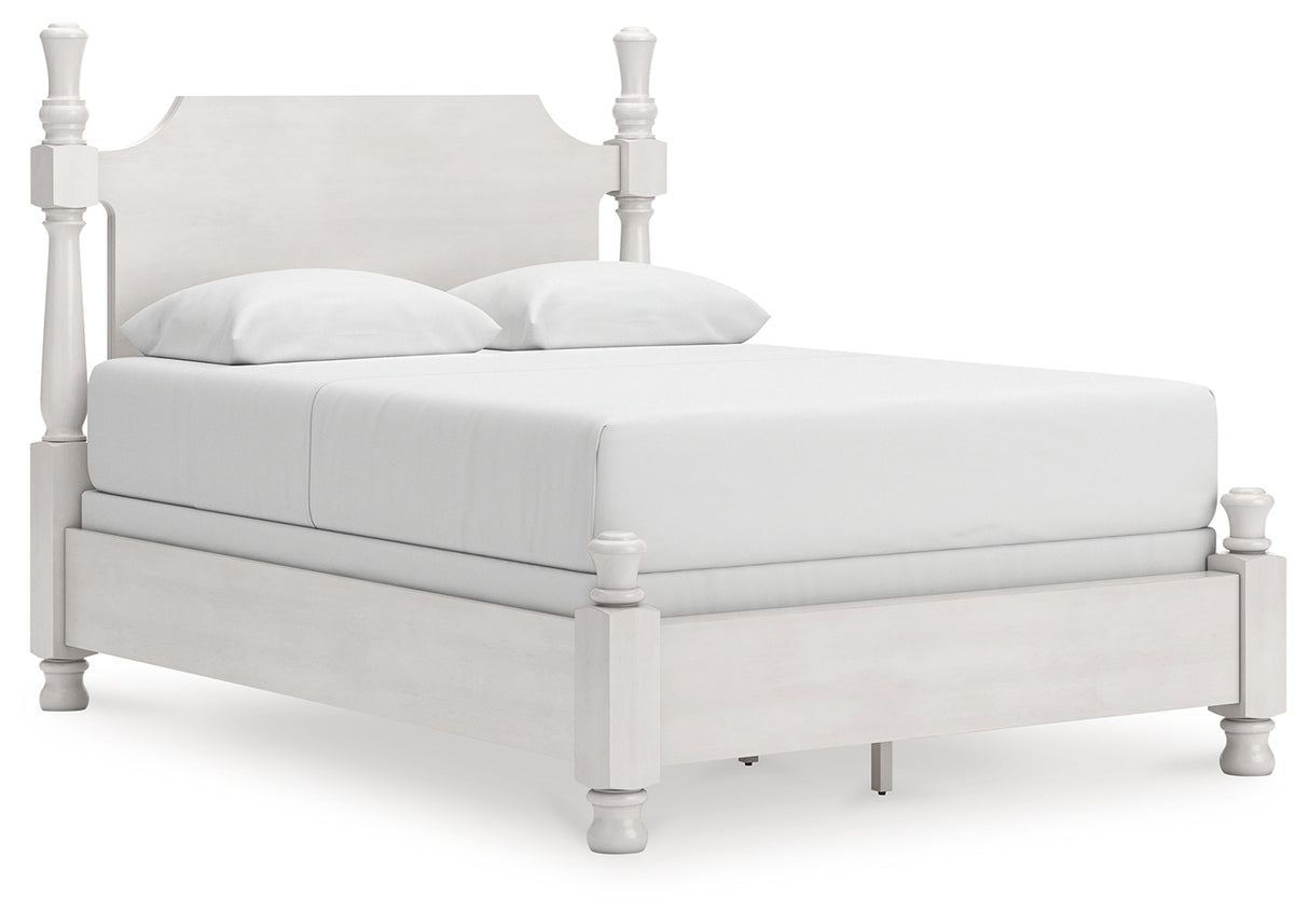 Rowlenstown Queen Poster Bed, Dresser and Mirror