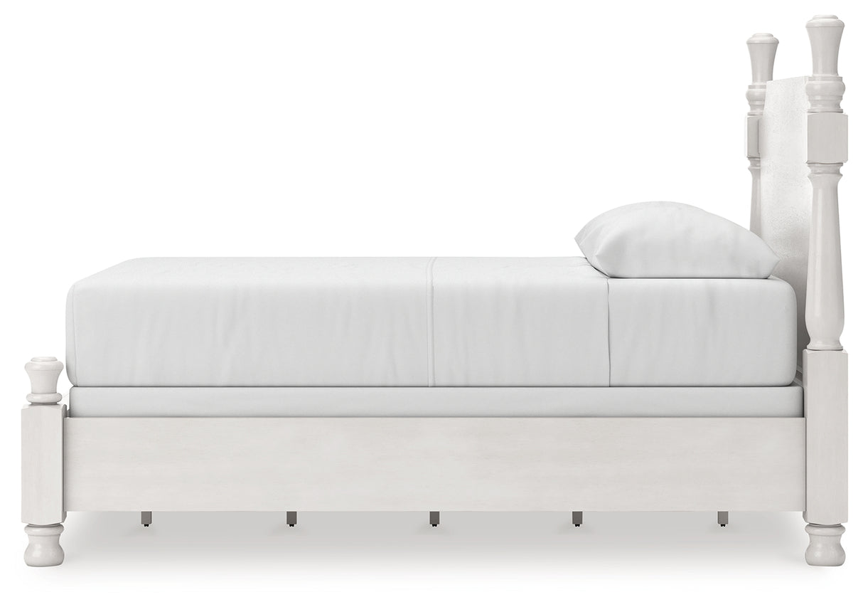 Rowlenstown Queen Poster Bed, Dresser and Mirror