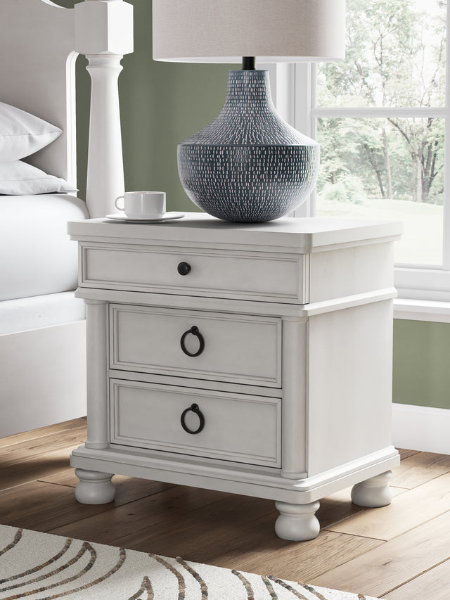 Furniture City Houma - Ashley Furniture - Rowlenstown Nightstand - Three Drawer Night Stand - PCB823-93