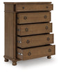 Furniture City Houma - Ashley Furniture - Rowlenstown Chest of Drawers - Five Drawer Chest / Antique White - PCB823-46