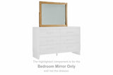 Furniture City Houma - Ashley Furniture - Sherbana Bedroom Mirror - Bedroom Mirror / Light Brown - B833-36