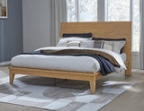 Furniture City Houma - Ashley Furniture - Sherbana Bedroom - Queen Panel Bed / Light Brown - B833B2