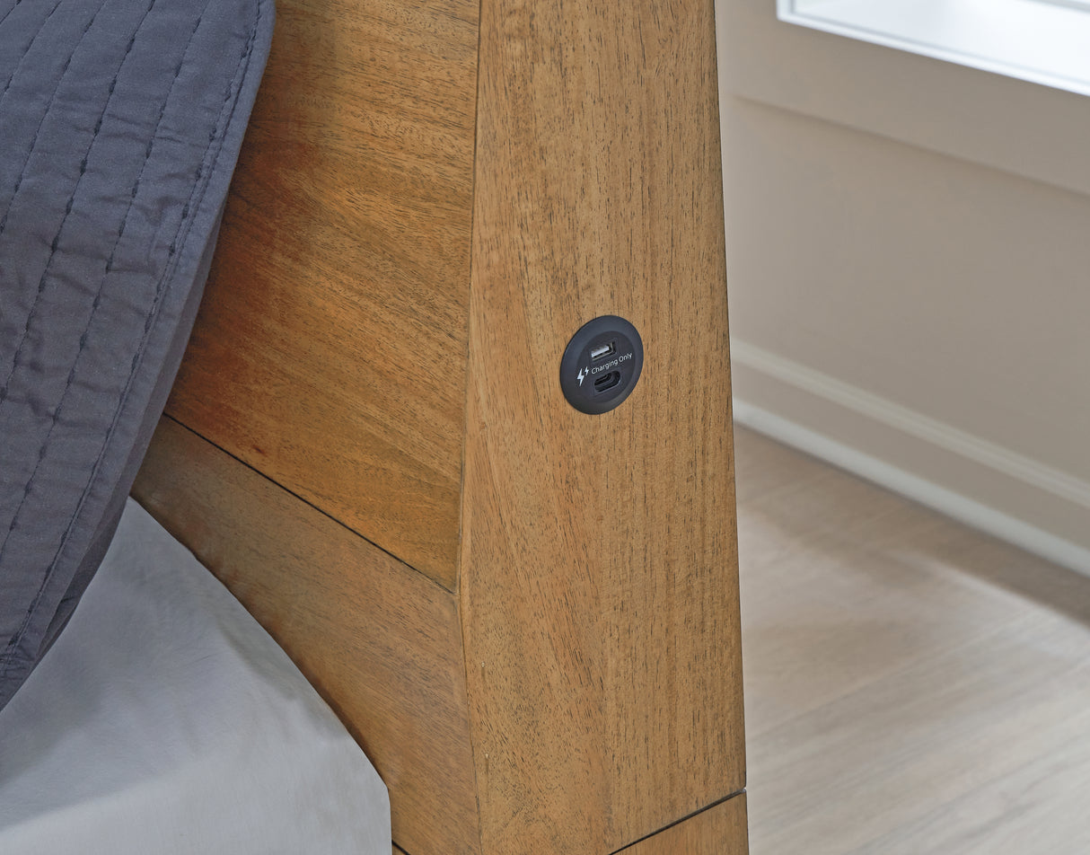 Sherbana King Panel Bed