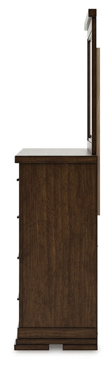 Taffenbrook Queen Panel Storage Bed, Dresser and Mirror