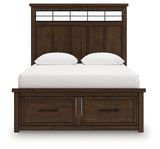 Taffenbrook Queen Panel Storage Bed, Dresser and Mirror