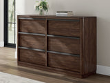 Furniture City Houma - Ashley Furniture - Dilenno Bedroom - Dresser / Dark Brown - PCB857-31