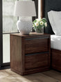 Furniture City Houma - Ashley Furniture - Dilenno Bedroom - California King Upholstered Panel Bed / Dark Brown - PCB857B9