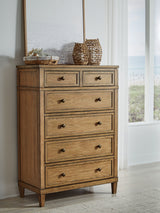 Furniture City Houma - Ashley Furniture - Sharlance Chest of Drawers - Six Drawer Chest / Brown - B895-46