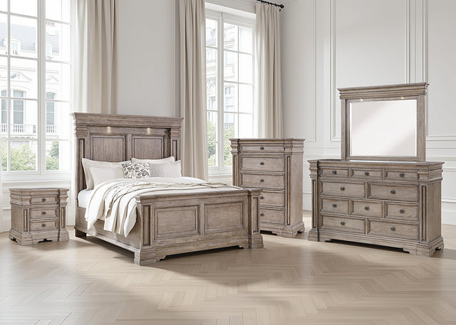 Furniture City Houma - Ashley Furniture - Blairhurst Queen Panel Bed - Queen Panel Bed / Light Grayish Brown - B916B2