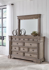 Blairhurst Queen Panel Bed, Dresser, Mirror, 2 Chests and Nightstand