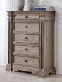 Furniture City Houma - Ashley Furniture - Blairhurst Chest of Drawers - Five Drawer Chest / Light Grayish Brown - B916-46