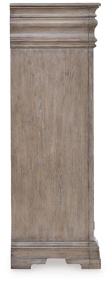 Blairhurst Queen Panel Bed, Dresser, Mirror, 2 Chests and Nightstand