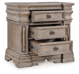 Blairhurst Queen Panel Bed, Dresser, Mirror, 2 Chests and Nightstand