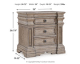 Blairhurst Queen Panel Bed, Dresser, Mirror and 2 Nightstands