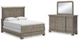Furniture City Houma - Ashley Furniture - Lexorne Queen Sleigh Bed, Dresser and Mirror - Queen Sleigh Bed, Dresser and Mirror - B924B3