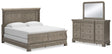 Furniture City Houma - Ashley Furniture - Lexorne King Sleigh Bed, Dresser and Mirror - King Sleigh Bed, Dresser and Mirror - B924B8