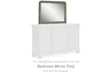 Furniture City Houma - Ashley Furniture - Lexorne Bedroom Mirror - Bedroom Mirror / Gray - B924-36