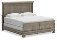 Furniture City Houma - Ashley Furniture - Lexorne California King Sleigh Bed - California King Sleigh Bed / Gray - B924B5