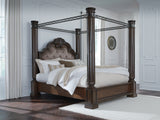 Furniture City Houma - Ashley Furniture - Maylee King Canopy Bed - King Canopy Bed - B947B10