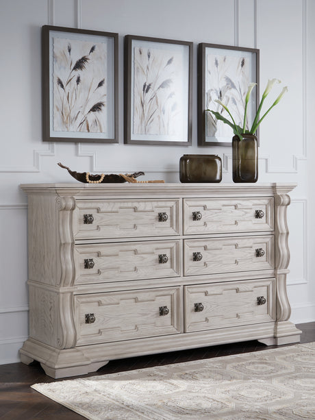 Furniture City Houma - Ashley Furniture - Bruchandi Dresser - Dresser / Antique White - PCB948-31