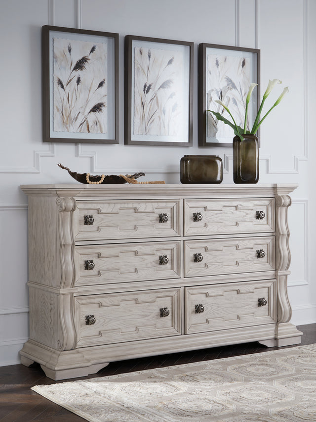 Furniture City Houma - Ashley Furniture - Bruchandi Dresser - Dresser / Antique White - PCB948-31