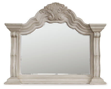 Furniture City Houma - Ashley Furniture - Bruchandi Bedroom Mirror - Bedroom Mirror / Antique White - PCB948-36
