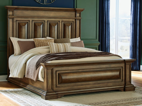 Furniture City Houma - Ashley Furniture - Frantanna King Panel Bed - King Panel Bed / Brown - PCB949B6