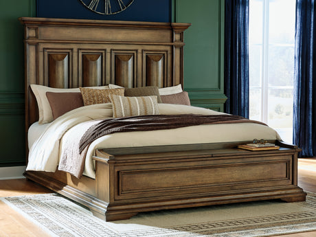 Furniture City Houma - Ashley Furniture - Frantanna California King Panel Storage Bed - California King Panel Storage Bed / Brown - PCB949B9