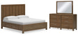 Furniture City Houma - Ashley Furniture - Cabalynn King Panel Bed with Storage, Dresser and Mirror - King Panel Bed with Storage, Dresser and Mirror - B974B12