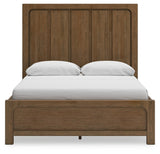 Cabalynn Queen Panel Bed with Storage, Dresser and Mirror