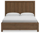 Cabalynn King Panel Bed with Storage, Dresser and Mirror