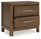 Cabalynn King Upholstered Bed and 2 Nightstands
