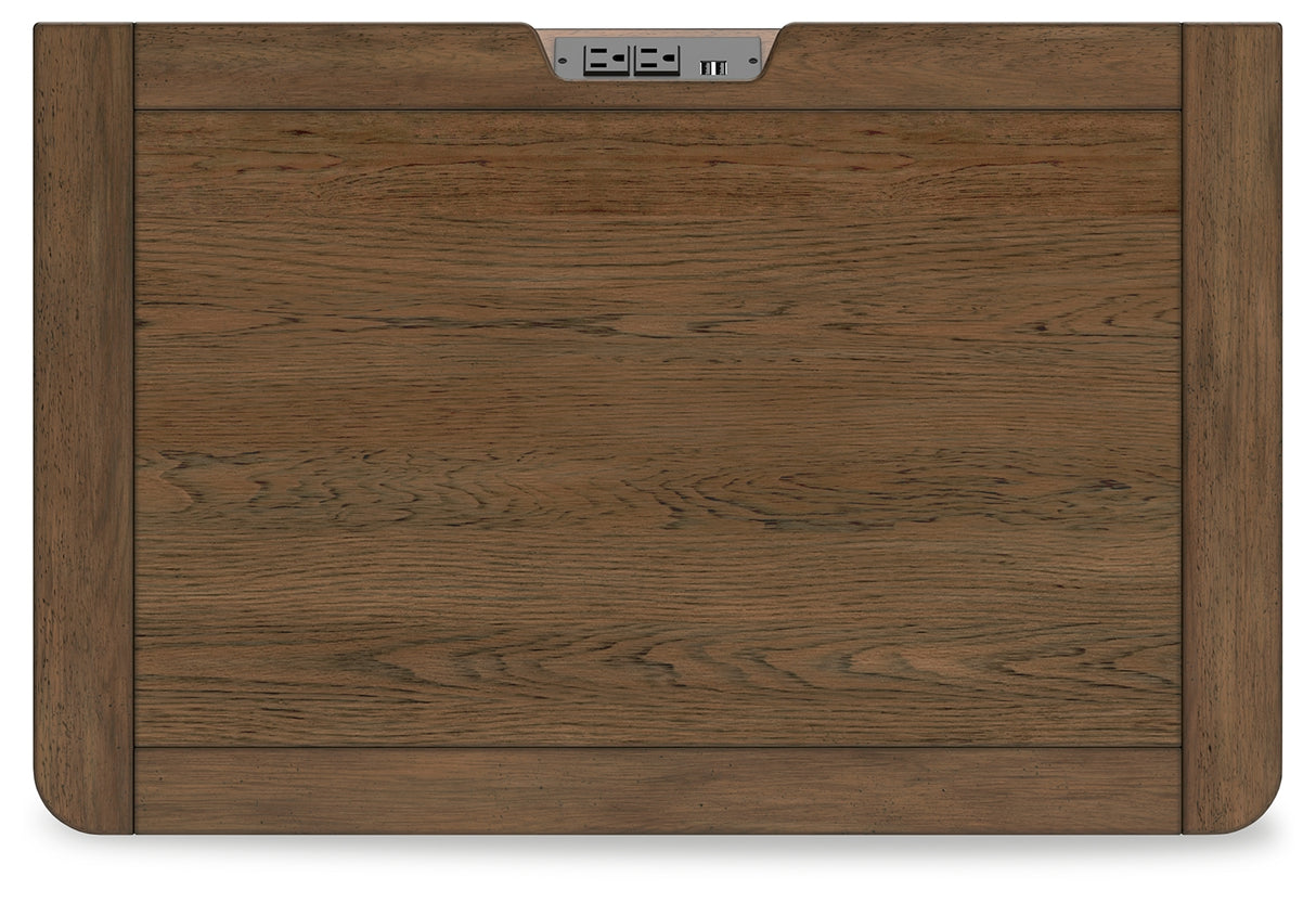 Cabalynn King Upholstered Bed, Dresser, Mirror and Nightstand