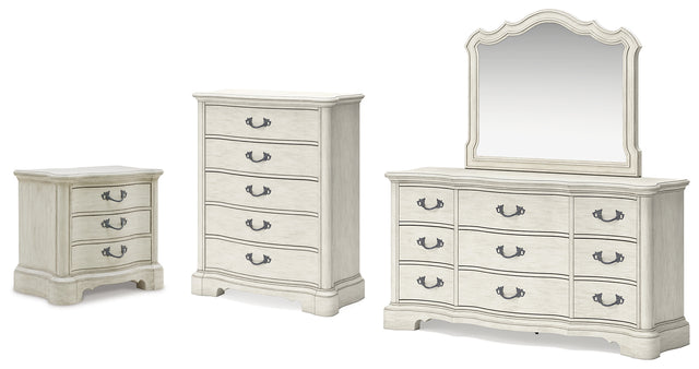 Furniture City Houma - Ashley Furniture - Arlendyne Dresser, Mirror, Chest and Nightstand - Dresser, Mirror, Chest and Nightstand - B980B12