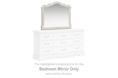Furniture City Houma - Ashley Furniture - Arlendyne Bedroom Mirror - Bedroom Mirror / Antique White - B980-36
