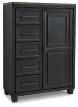 Foyland King Panel Storage Bed and 2 Chests