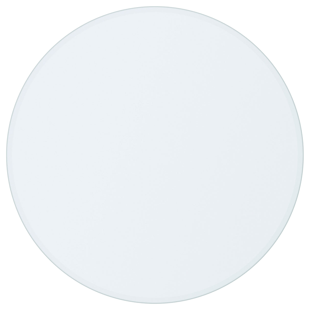 36-inch 6mm Round Clear Tempered Glass Top