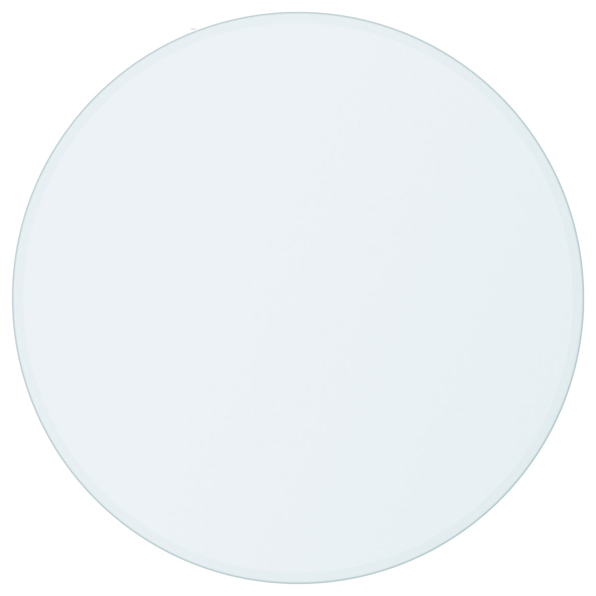 48-inch 6mm Round Clear Tempered Glass Top