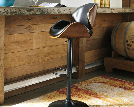 Furniture City Houma - Ashley Furniture - Bellatier Dining Room - Adjustable Height Bar Stool (Set of 2) / Bone - D120-230X2