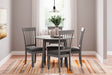 Furniture City Houma - Ashley Furniture - Shullden Dining Table and 4 Chairs - Dining Table and 4 Chairs - D194D1