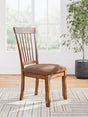 Furniture City Houma - Ashley Furniture - Berringer Dining Chair (Set of 2) - Dining Chair (Set of 2) / Rustic Brown - D199-01X2