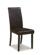 Furniture City Houma - Ashley Furniture - Kimonte Dining Chair (Set of 2) - Dining Chair (Set of 2) / Dark Brown - D250-02X2