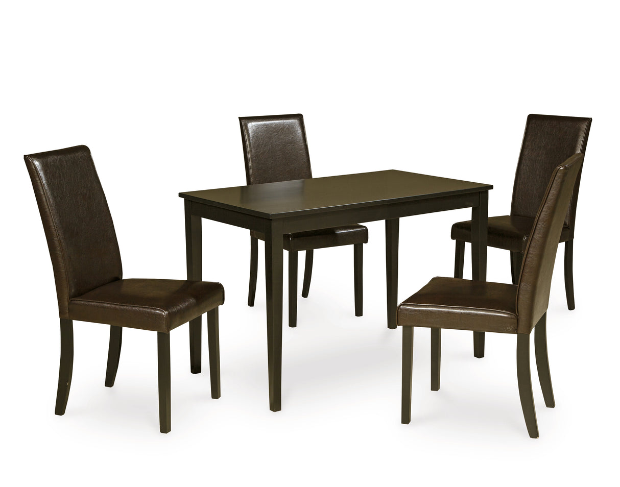 Furniture City Houma - Ashley Furniture - Kimonte Dining Table and 4 Chairs - Dining Table and 4 Chairs - D250D4