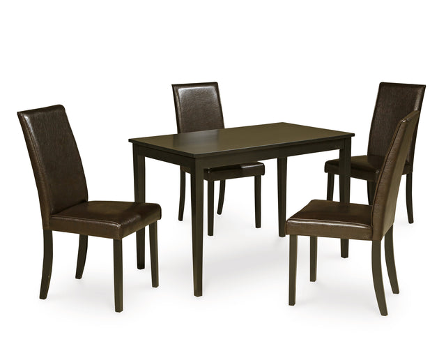 Furniture City Houma - Ashley Furniture - Kimonte Dining Table and 4 Chairs - Dining Table and 4 Chairs - D250D4