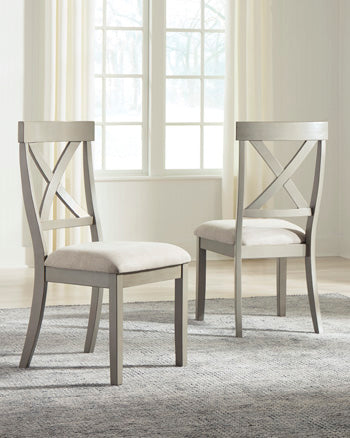 Furniture City Houma - Ashley Furniture - Parellen Dining Chair (Set of 2) - Dining Chair (Set of 2) / Gray - D291-01X2