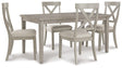 Furniture City Houma - Ashley Furniture - Parellen Dining Table and 4 Chairs - Dining Table and 4 Chairs - D291D1