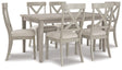 Furniture City Houma - Ashley Furniture - Parellen Dining Table and 6 Chairs - Dining Table and 6 Chairs - D291D6