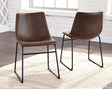 Furniture City Houma - Ashley Furniture - Centiar Dining Chair (Set of 2) - Dining Chair (Set of 2) / Brown/Black - D372-01X2